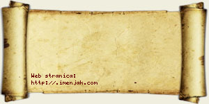 Ana Brzaković vizit kartica